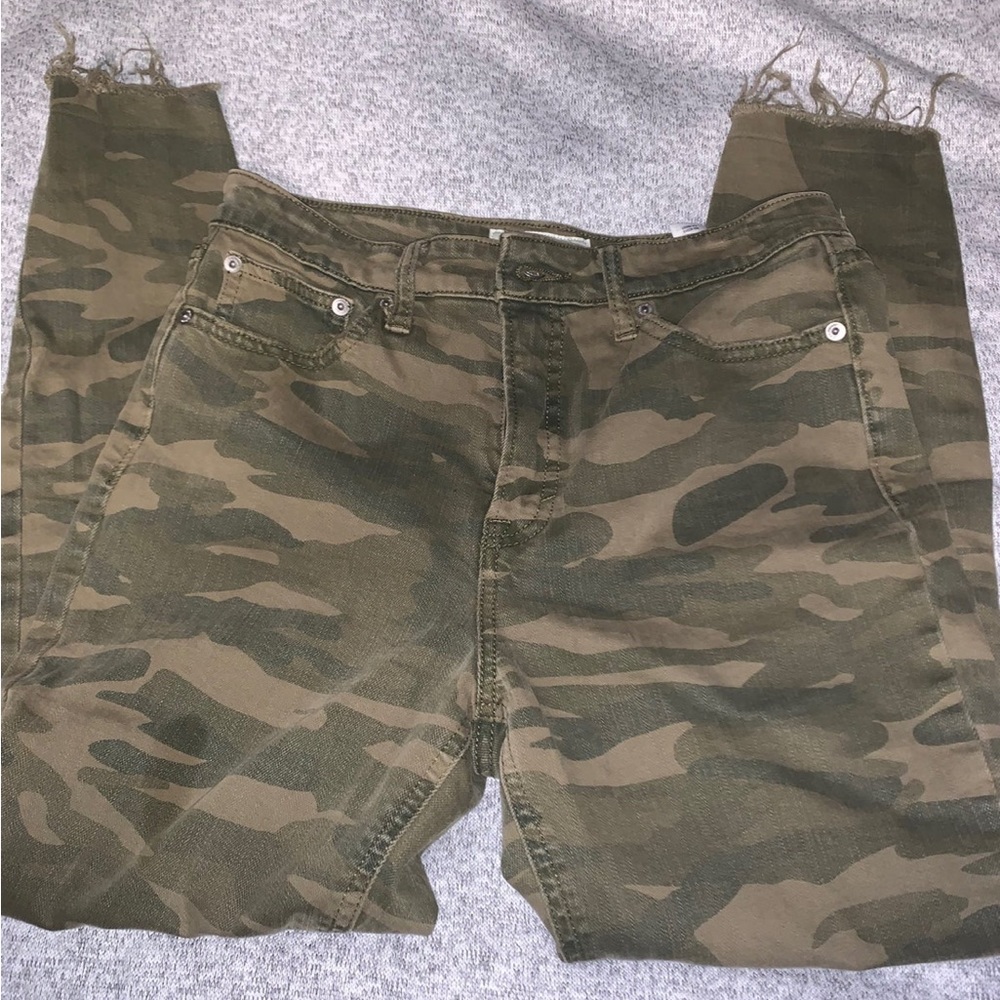 Lucky Brand Camouflage Skinny Jeans